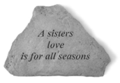Sisters Love Keepsake Rock
